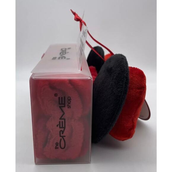 THE CREME SHOP - SPECIAL ED. MINNIE MOUSE 3D TEDDY PLUSH HEADBAND VELVET RED BOW - Picture 5 of 7